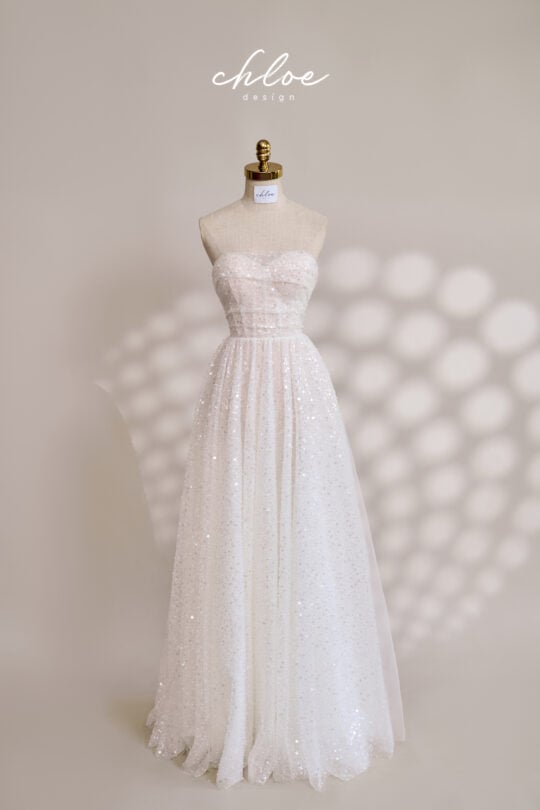 Váy thiết kế may đo Chloe Lucasta Sequin 24