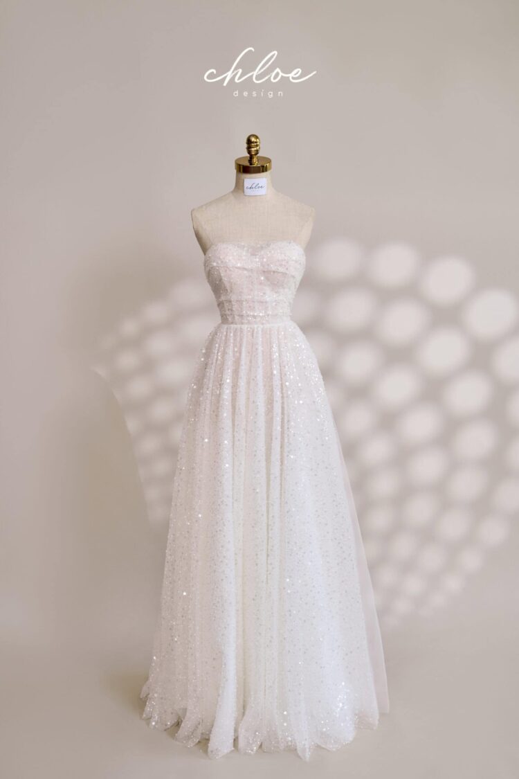 Váy thiết kế may đo Chloe Lucasta Sequin 24