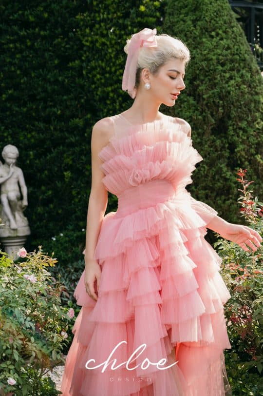 Váy thiết kế may đo Chloe Flora 23 - Image 17