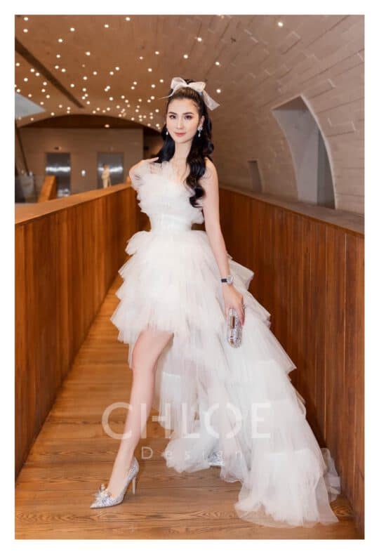 Váy thiết kế may đo Chloe Flora 23 - Image 7