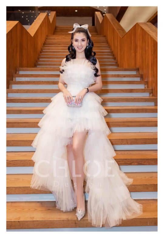 Váy thiết kế may đo Chloe Flora 23 - Image 10