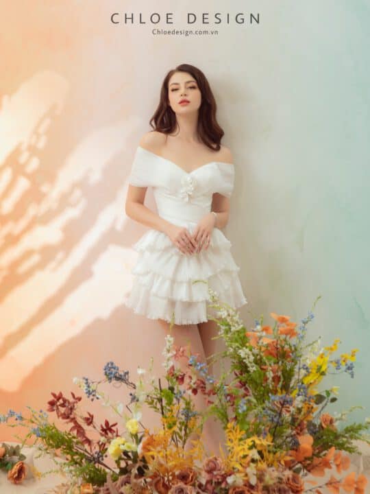 Váy thiết kế may đo Chloe Adel 20 - Image 2