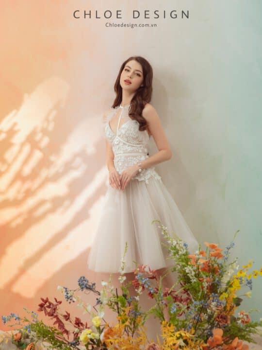 Váy thiết kế may đo Chloe Selena 20 - Image 4