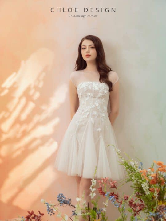 Váy thiết kế may đo Chloe Celia 20 - Image 4