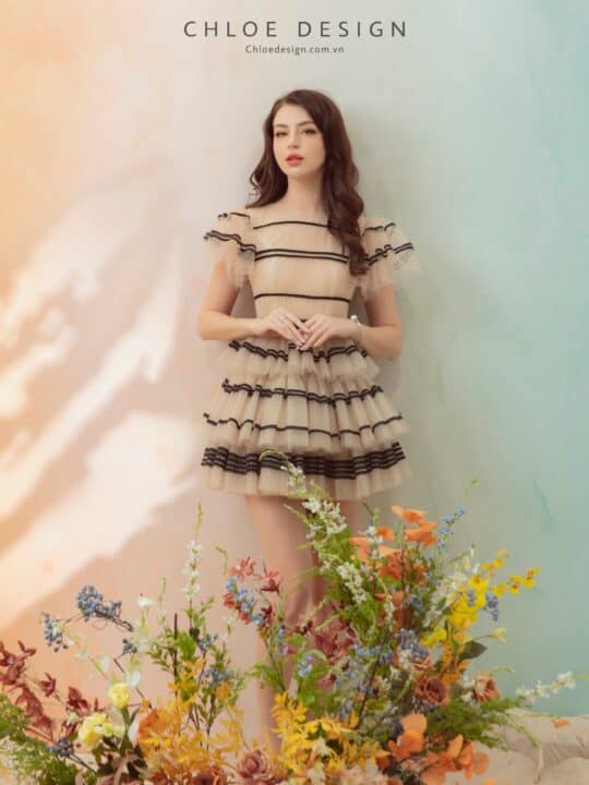 Váy thiết kế may đo Chloe Darifa 24 - Image 6
