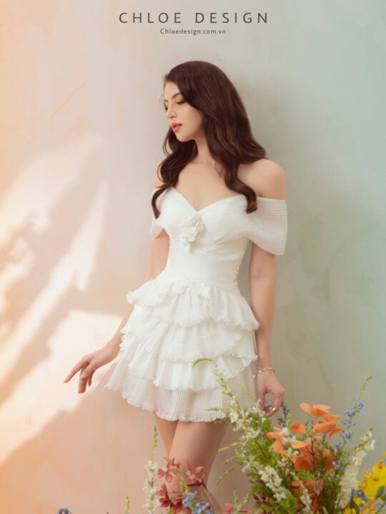 Váy thiết kế may đo Chloe Adel 20 - Image 4