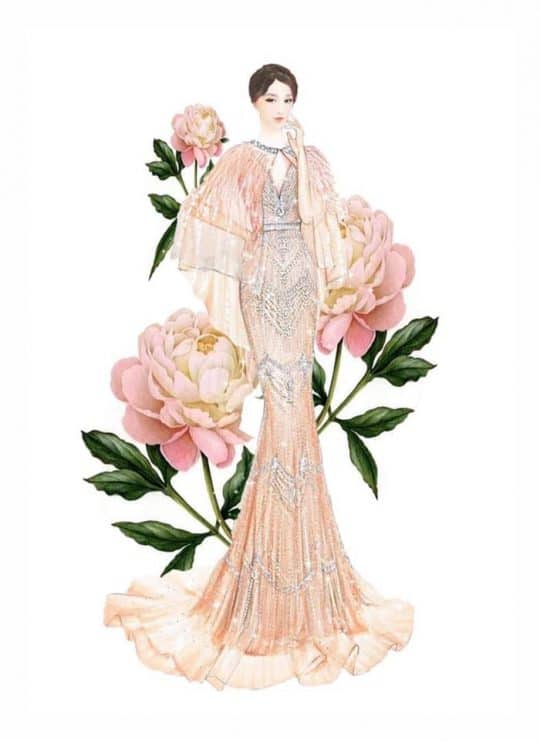 Váy thiết kế may đo Chloe Anzuzu 20 - Image 4