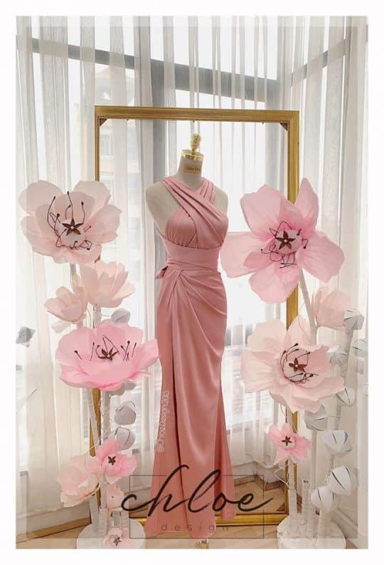 Váy thiết kế may đo Chloe Azure 19