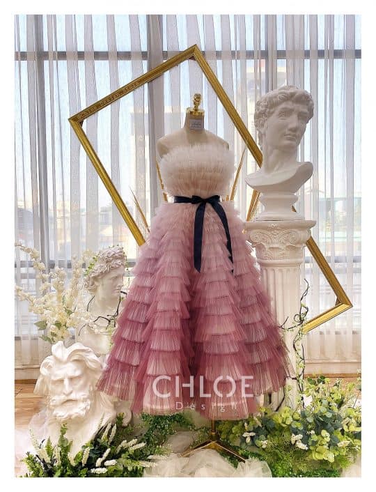 Váy tầng phiên bản ombre 2019 - Image 4