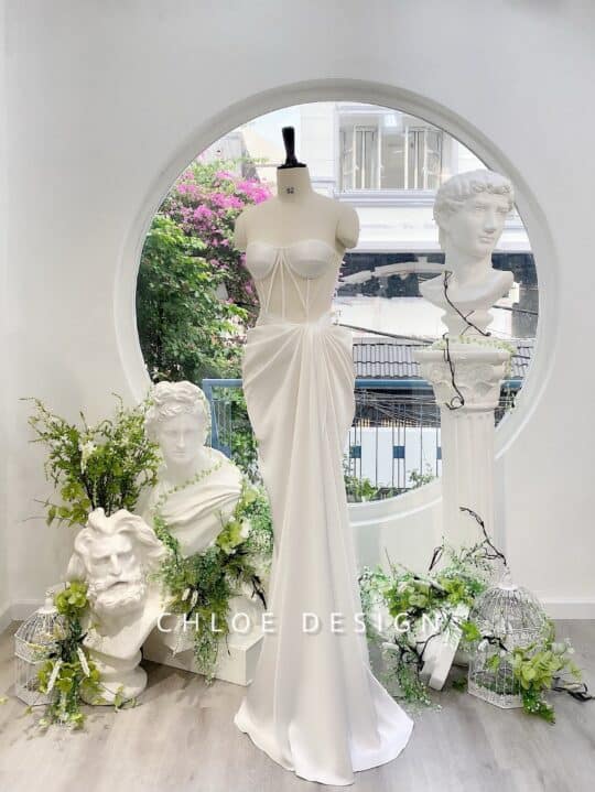 Váy thiết kế may đo Chloe Silk 20 - Image 10