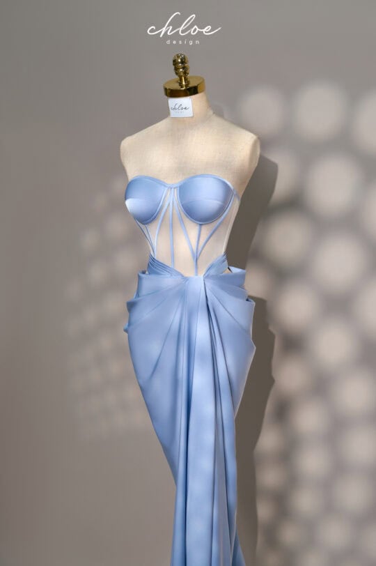 Váy thiết kế may đo Chloe Silk 20 - Image 5