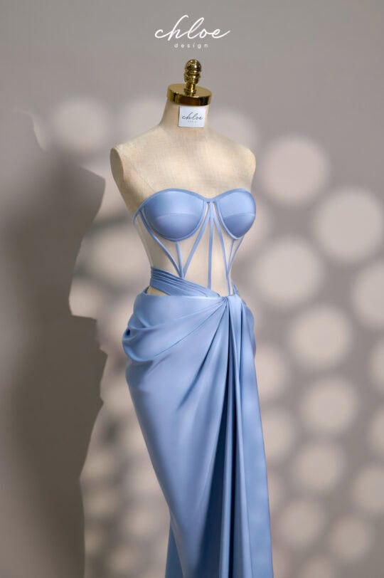 Váy thiết kế may đo Chloe Silk 20 - Image 7