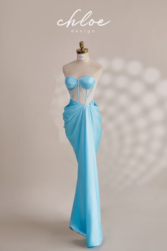 Váy thiết kế may đo Chloe Silk 20 - Image 2
