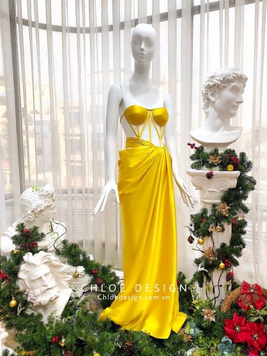 Váy thiết kế may đo Chloe Silk 20 - Image 11