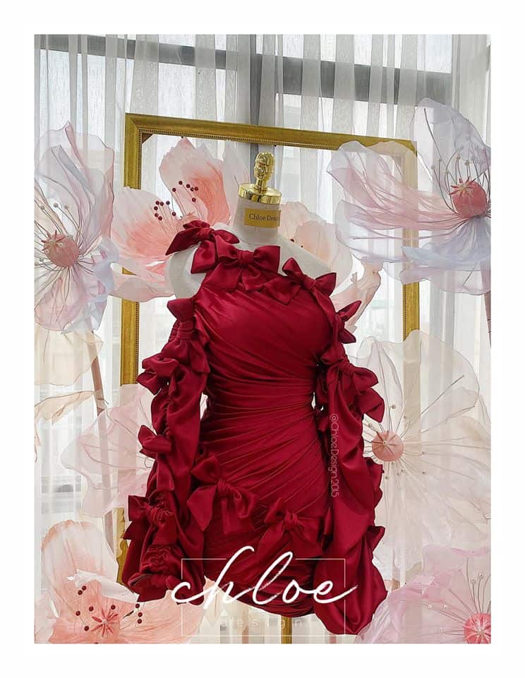 Váy thiết kế Chloe Atelier Bowtie 2019