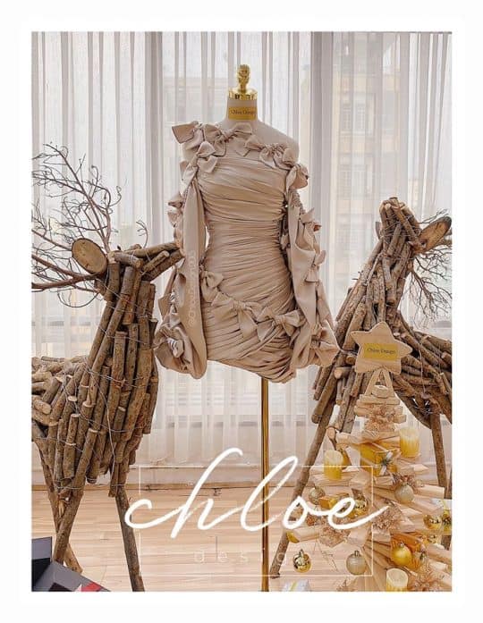Váy thiết kế Chloe Atelier Bowtie 2019 - Image 3
