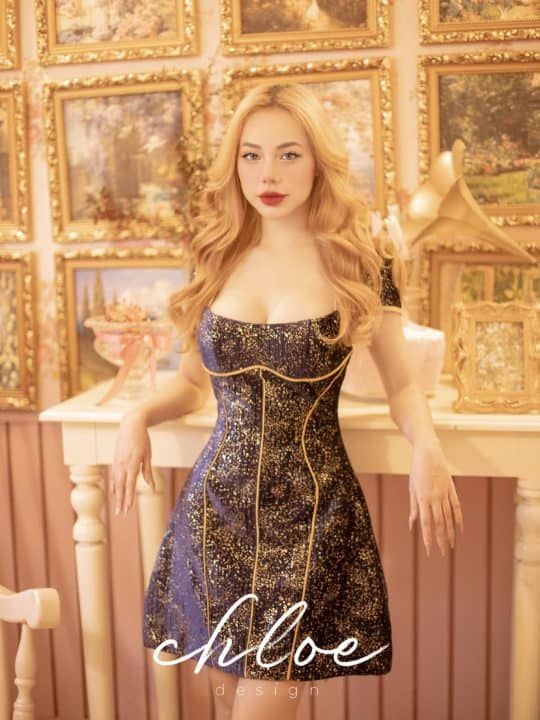 Váy thiết kế Chloe Cary 19 ( Phiên bản có tay ) - Image 3