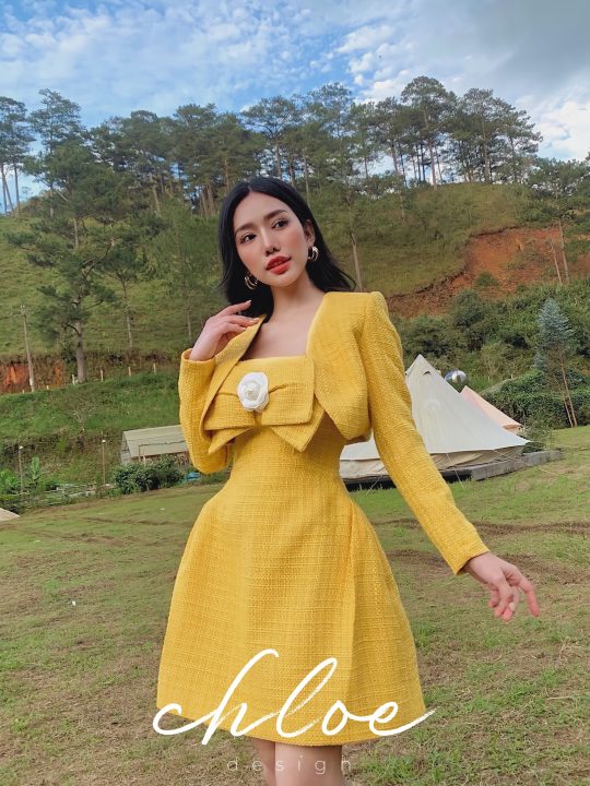 Set váy tweed thiết kế Chloe Donia 21 - Image 3