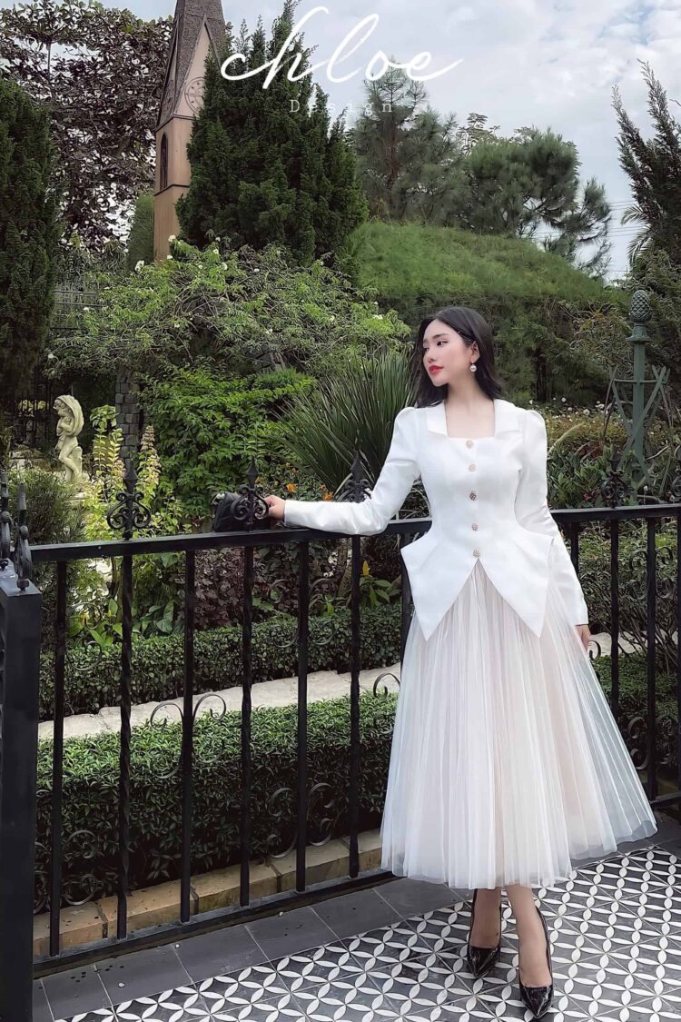 Chân váy xếp ly Chloe Jeanne 22