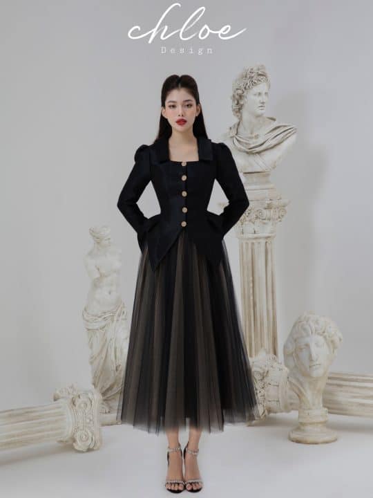 Chân váy xếp ly Chloe Jeanne 22 - Image 3