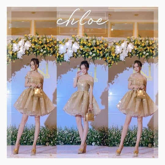 Váy thiết kế Ombre tùng múi 18 - Image 2