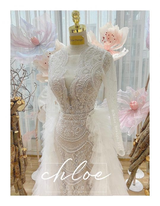 Váy cưới thiết kế may đo Chloe Micol 20 ( 3 in 1 ) - Image 4