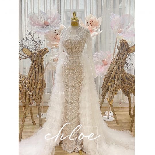 Váy cưới thiết kế may đo Chloe Micol 20 ( 3 in 1 ) - Image 3
