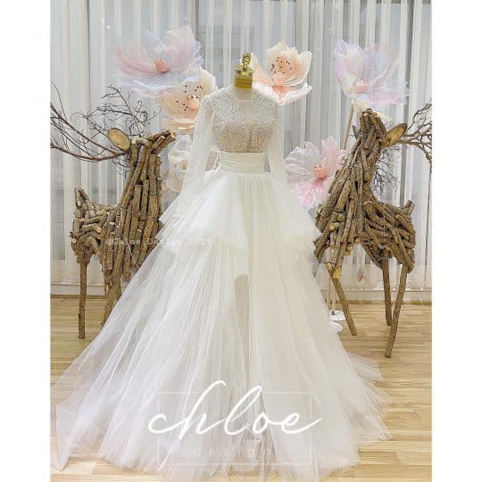 Váy cưới thiết kế may đo Chloe Micol 20 ( 3 in 1 )