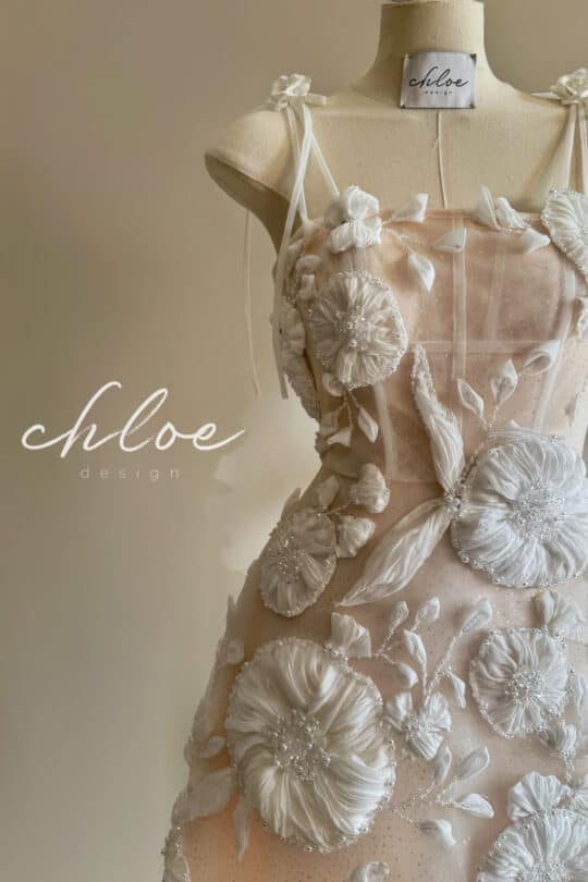 Váy thiết kế may đo Chloe Eva 22 - Image 4