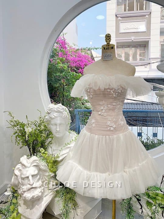 Váy thiết kế may đo Chloe Flower 19