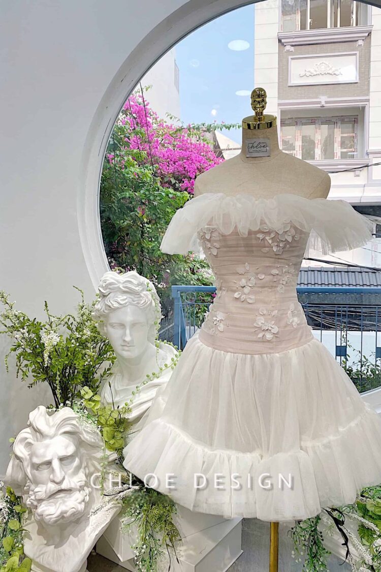 Váy thiết kế may đo Chloe Flower 19