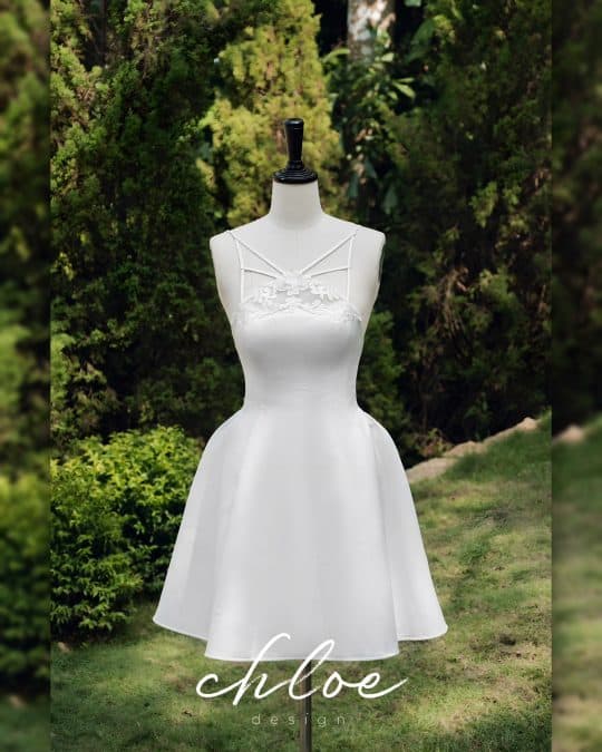 Váy thiết kế may đo Chloe Cerise 22