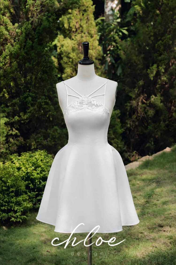 Váy thiết kế may đo Chloe Cerise 22