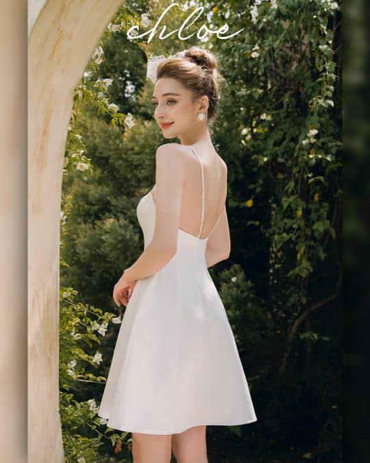 Váy thiết kế may đo Chloe Cerise 22 - Image 6
