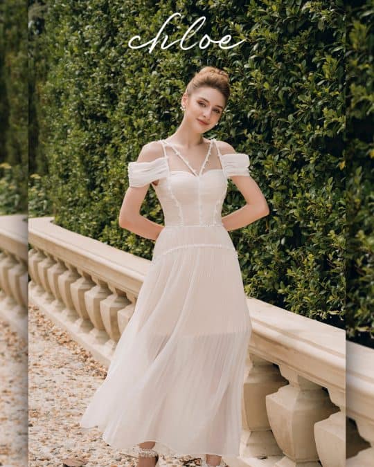 Váy thiết kế may đo Chloe Floriane 22 - Image 3