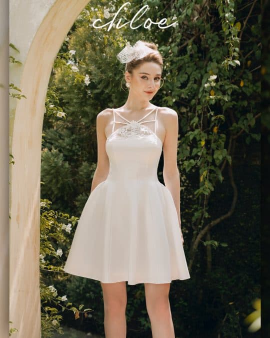 Váy thiết kế may đo Chloe Cerise 22 - Image 2
