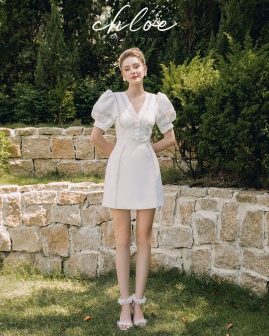 Váy thiết kế may đo Chloe Lys 22 - Image 4