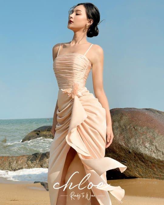 Hoa vải thiết kế Chloe Willow 23 - Image 4