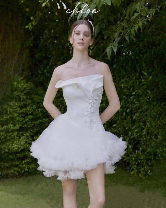 Váy thiết kế may đo Chloe Cerise 23 - Image 4