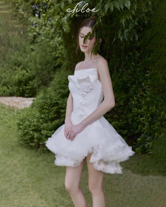 Váy thiết kế may đo Chloe Cerise 23 - Image 5