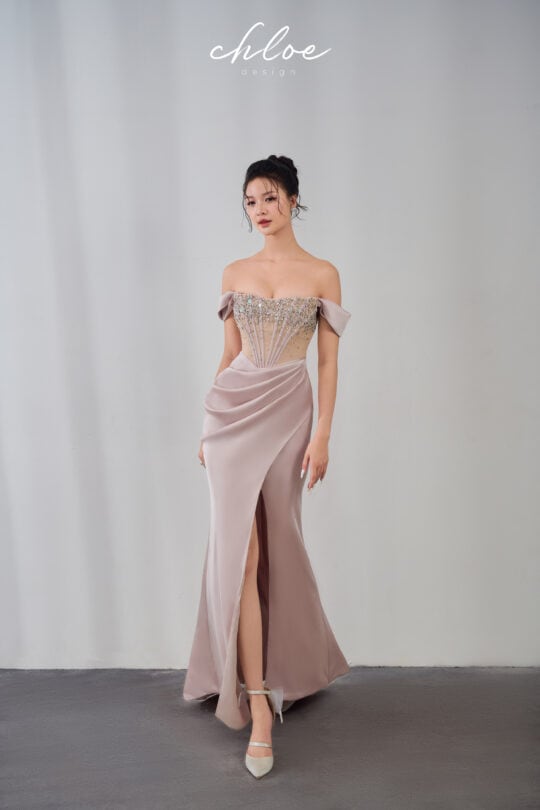Váy thiết kế may đo Chloe Corset Crystal 24 - Image 28
