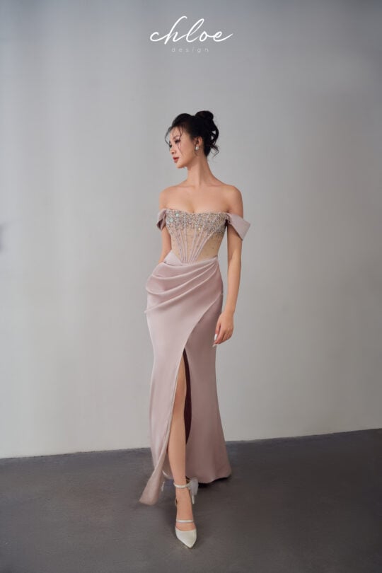 Váy thiết kế may đo Chloe Corset Crystal 24 - Image 29