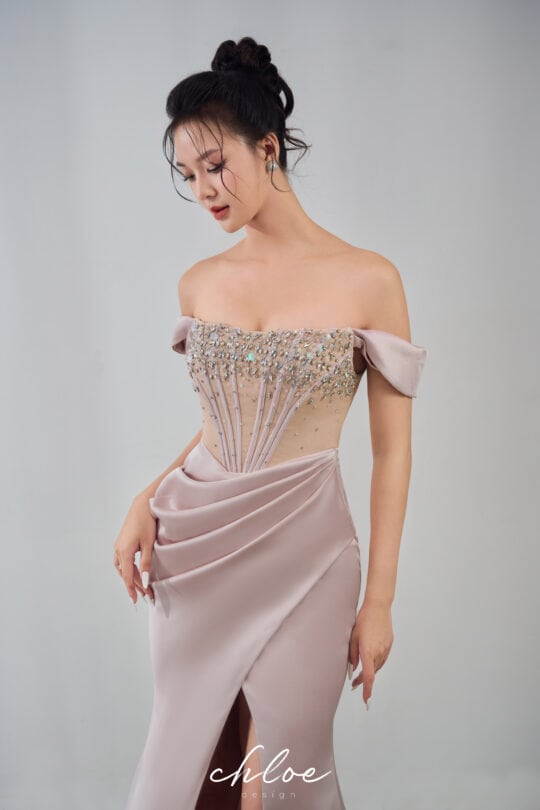 Váy thiết kế may đo Chloe Corset Crystal 24 - Image 30
