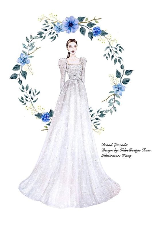 Váy cưới thiết kế may đo Chloe Arina 19 - Image 2
