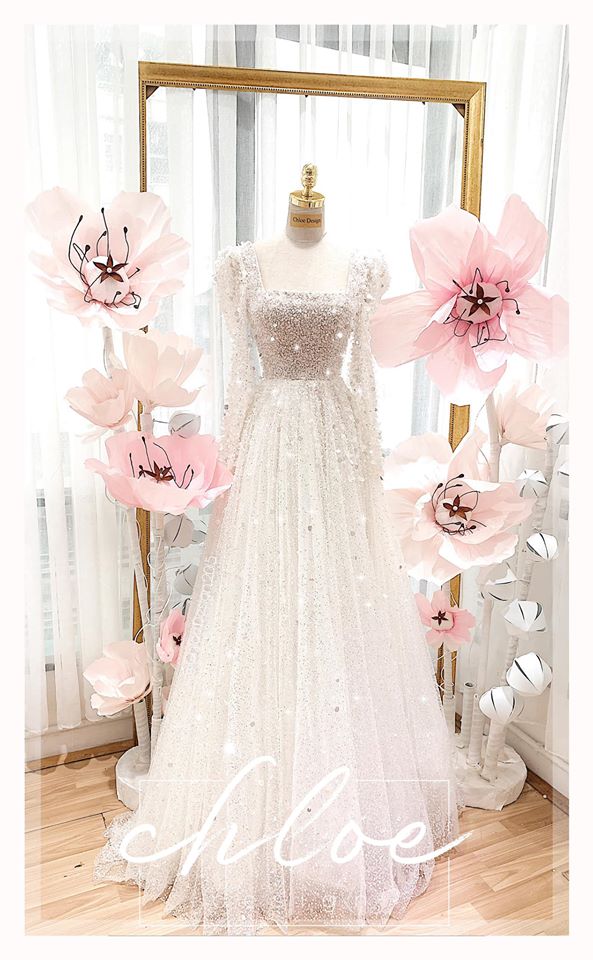 Váy cưới thiết kế may đo Chloe Arina 19