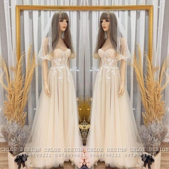 Váy cưới thiết kế may đo Chloe Clara 19 - Image 2
