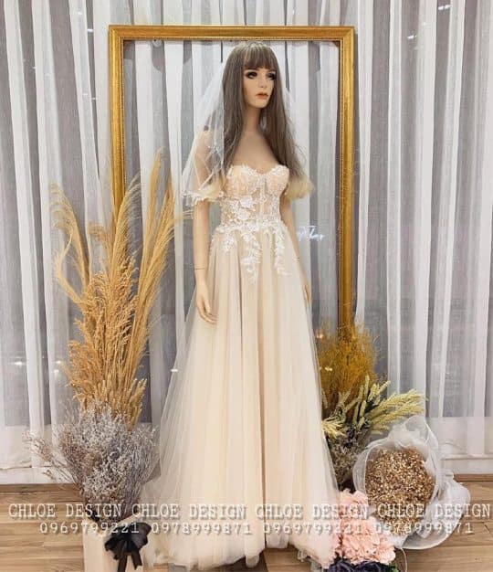 Váy cưới thiết kế may đo Chloe Clara 19