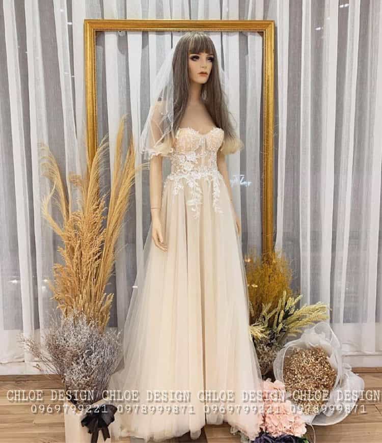 Váy cưới thiết kế may đo Chloe Clara 19