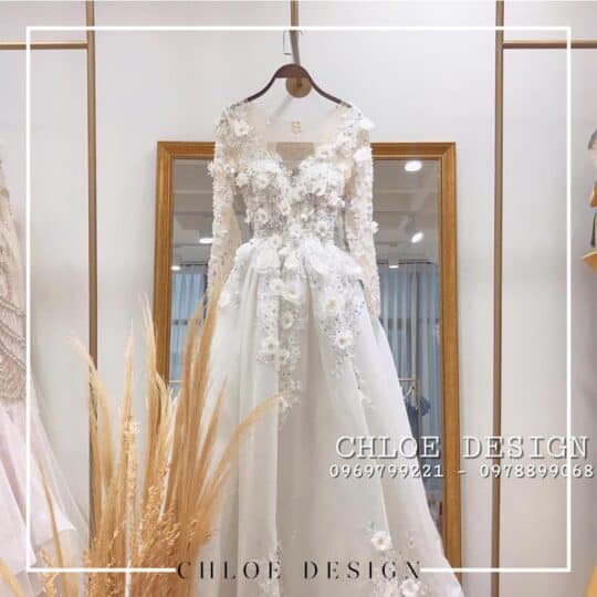 Váy cưới thiết kế may đo Chloe Donia 19 - Image 2