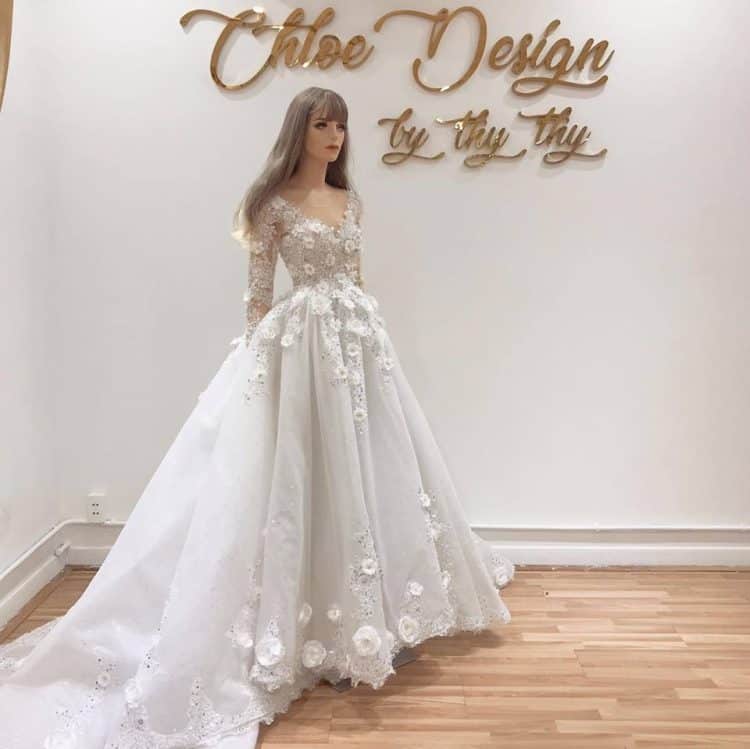 Váy cưới thiết kế may đo Chloe Donia 19